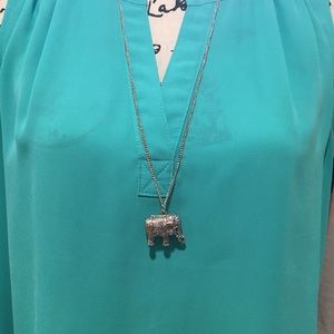 Mudd elephant necklace